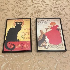 Tournee du Chat Noir,Le Pour Sterilise,Professionally Framed . . 9 1/2 “ X 13”